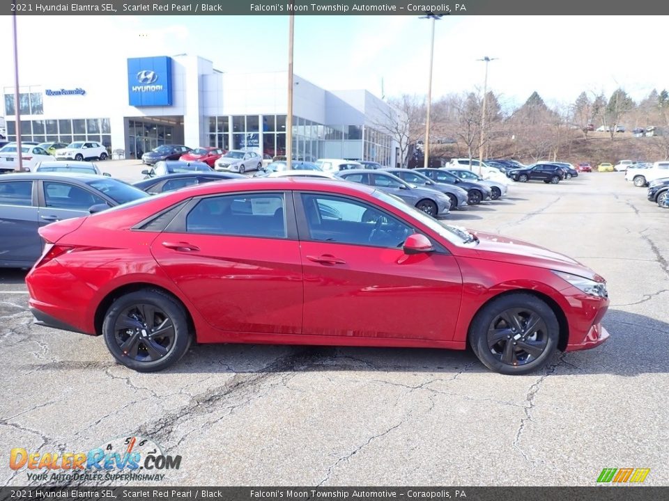 2021 Hyundai Elantra SEL Scarlet Red Pearl / Black Photo #1