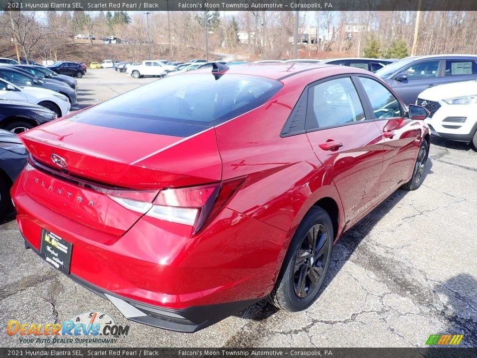 2021 Hyundai Elantra SEL Scarlet Red Pearl / Black Photo #2