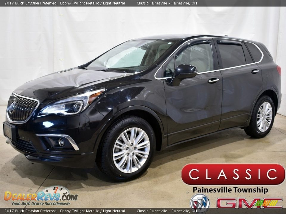 2017 Buick Envision Preferred Ebony Twilight Metallic / Light Neutral Photo #1