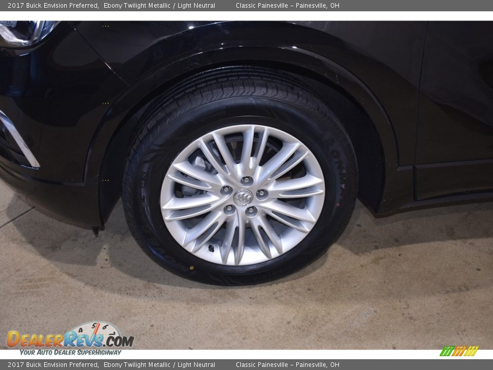 2017 Buick Envision Preferred Ebony Twilight Metallic / Light Neutral Photo #5