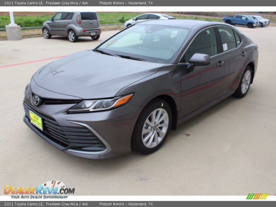 2021 Toyota Camry LE Predawn Gray Mica / Ash Photo #4