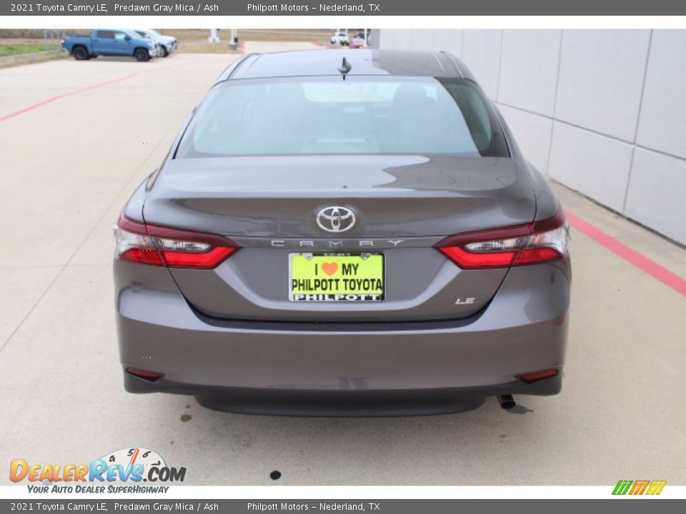 2021 Toyota Camry LE Predawn Gray Mica / Ash Photo #7