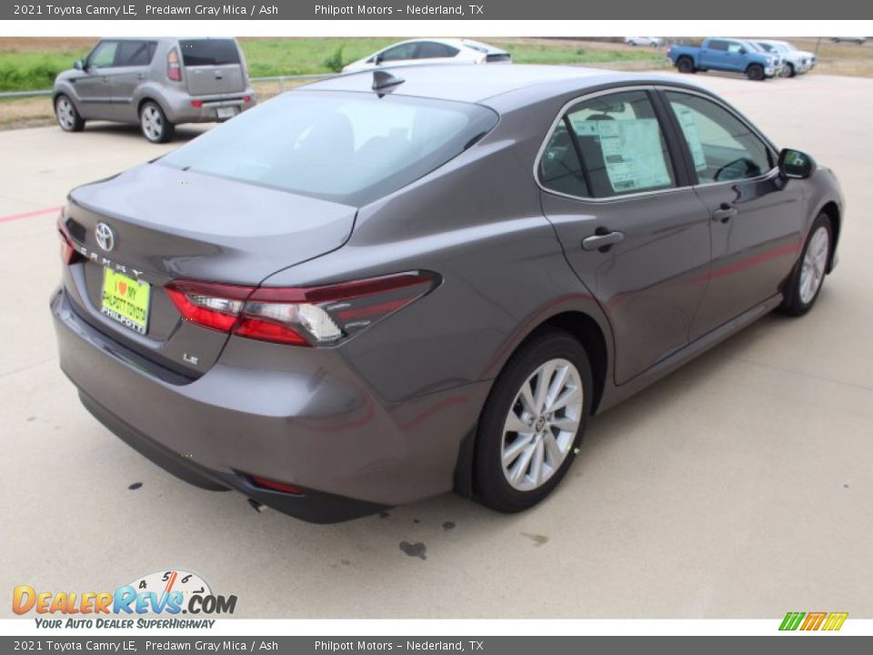 2021 Toyota Camry LE Predawn Gray Mica / Ash Photo #8