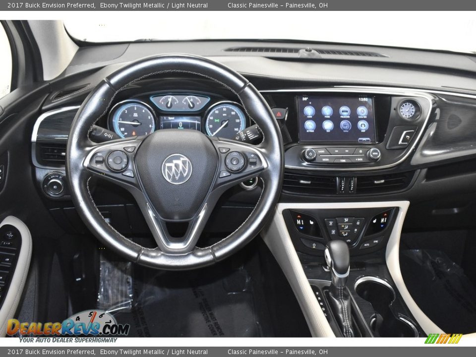 2017 Buick Envision Preferred Ebony Twilight Metallic / Light Neutral Photo #12