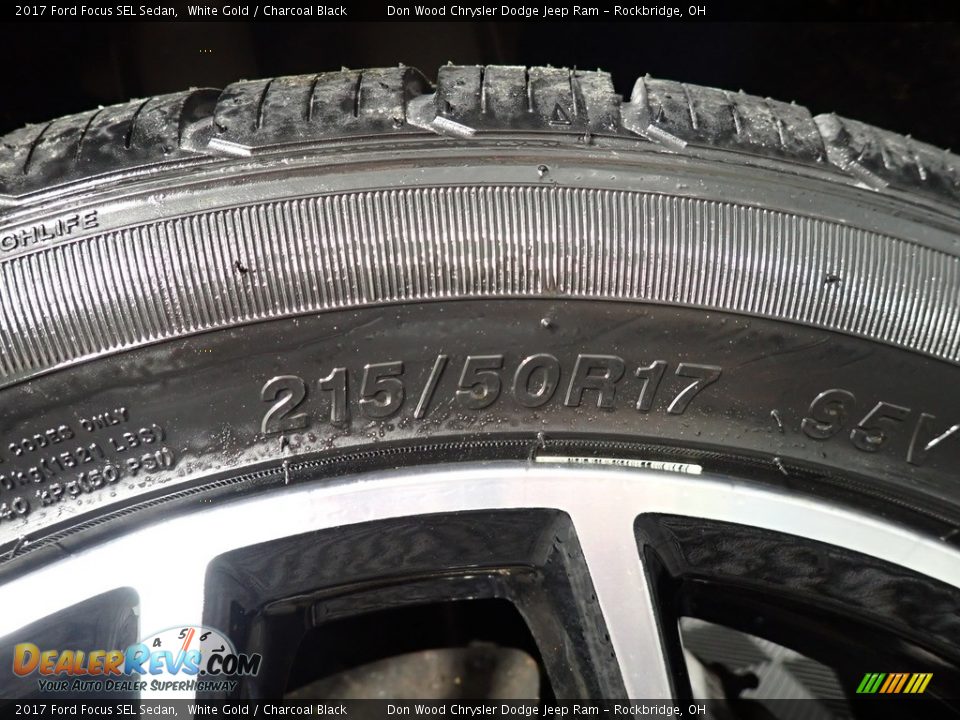 2017 Ford Focus SEL Sedan White Gold / Charcoal Black Photo #20