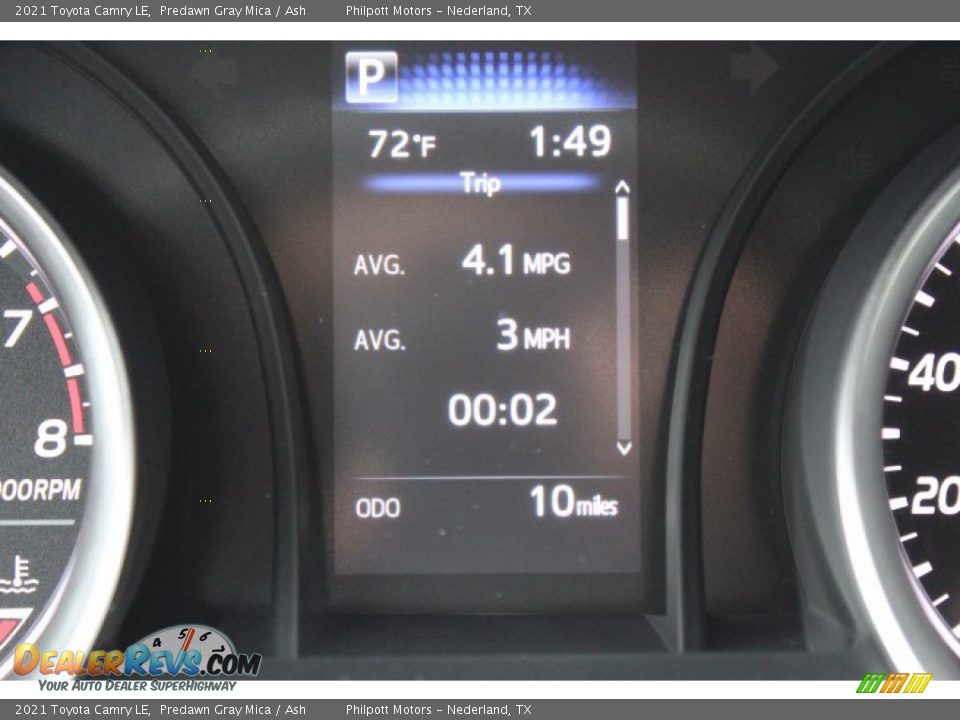 2021 Toyota Camry LE Predawn Gray Mica / Ash Photo #14