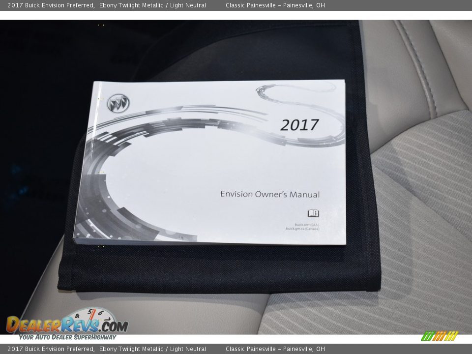 2017 Buick Envision Preferred Ebony Twilight Metallic / Light Neutral Photo #18