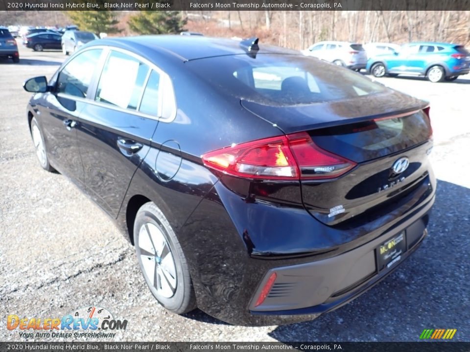 2020 Hyundai Ioniq Hybrid Blue Black Noir Pearl / Black Photo #6