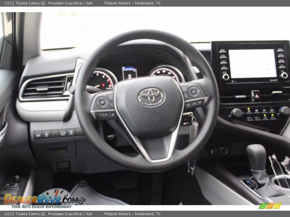 2021 Toyota Camry LE Predawn Gray Mica / Ash Photo #21