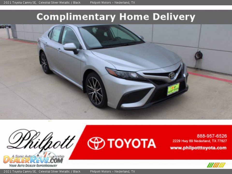 2021 Toyota Camry SE Celestial Silver Metallic / Black Photo #1