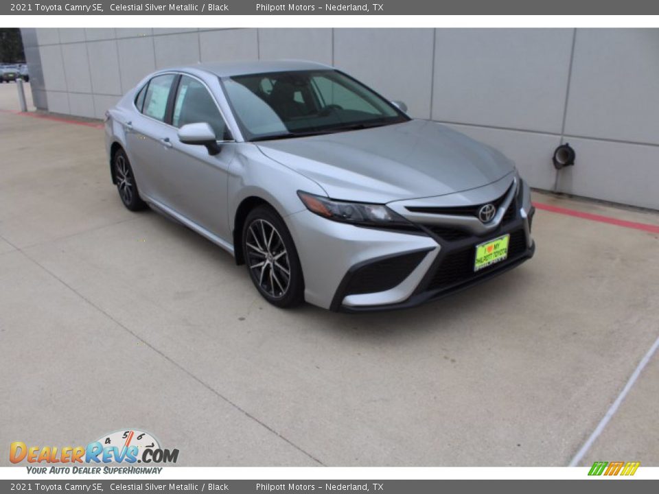 2021 Toyota Camry SE Celestial Silver Metallic / Black Photo #2