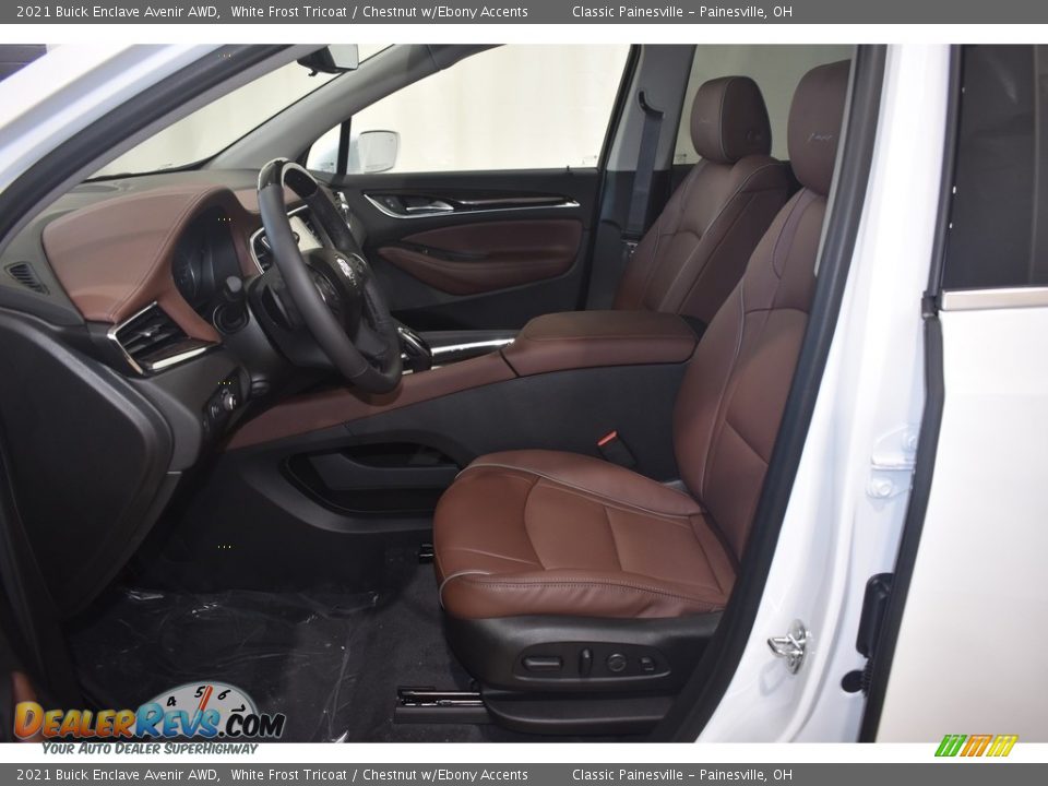 Chestnut w/Ebony Accents Interior - 2021 Buick Enclave Avenir AWD Photo #7