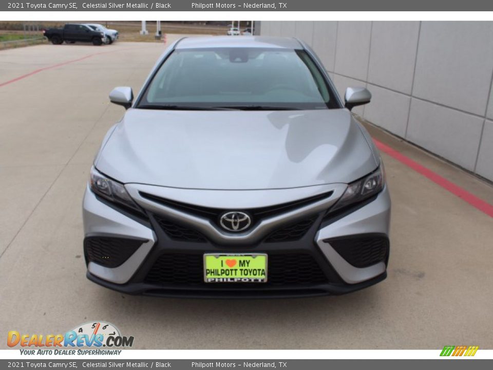 2021 Toyota Camry SE Celestial Silver Metallic / Black Photo #3