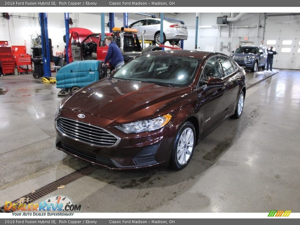2019 Ford Fusion Hybrid SE Rich Copper / Ebony Photo #1