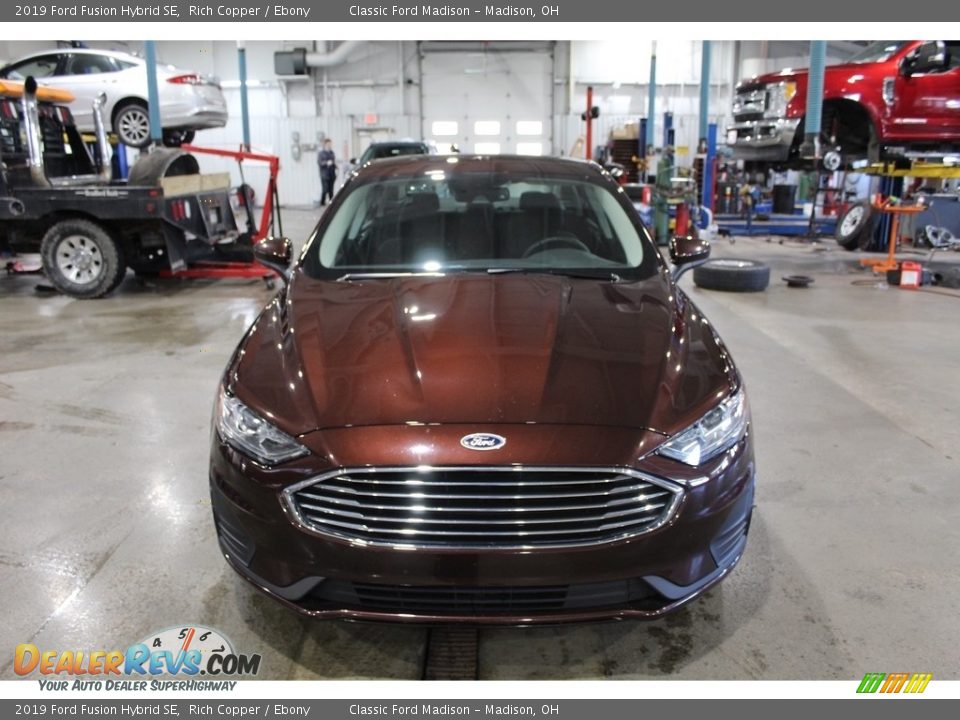 2019 Ford Fusion Hybrid SE Rich Copper / Ebony Photo #2