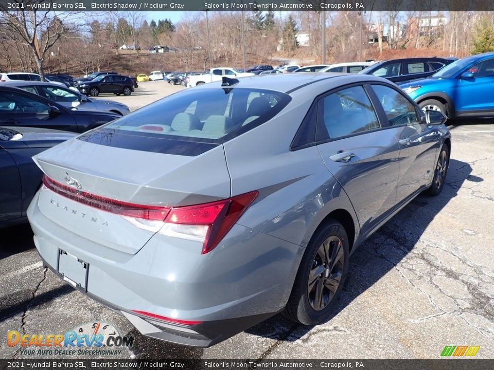 2021 Hyundai Elantra SEL Electric Shadow / Medium Gray Photo #2