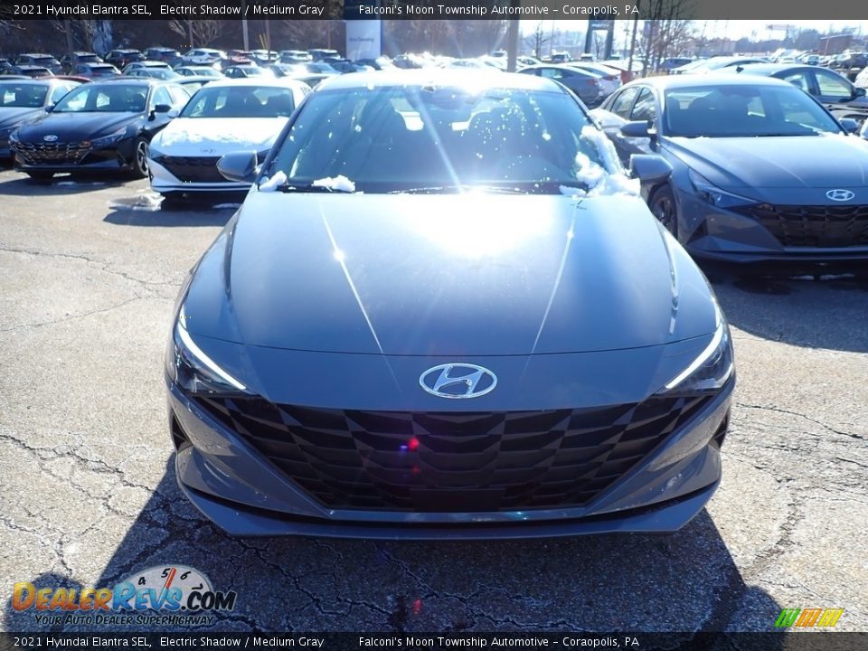 2021 Hyundai Elantra SEL Electric Shadow / Medium Gray Photo #4