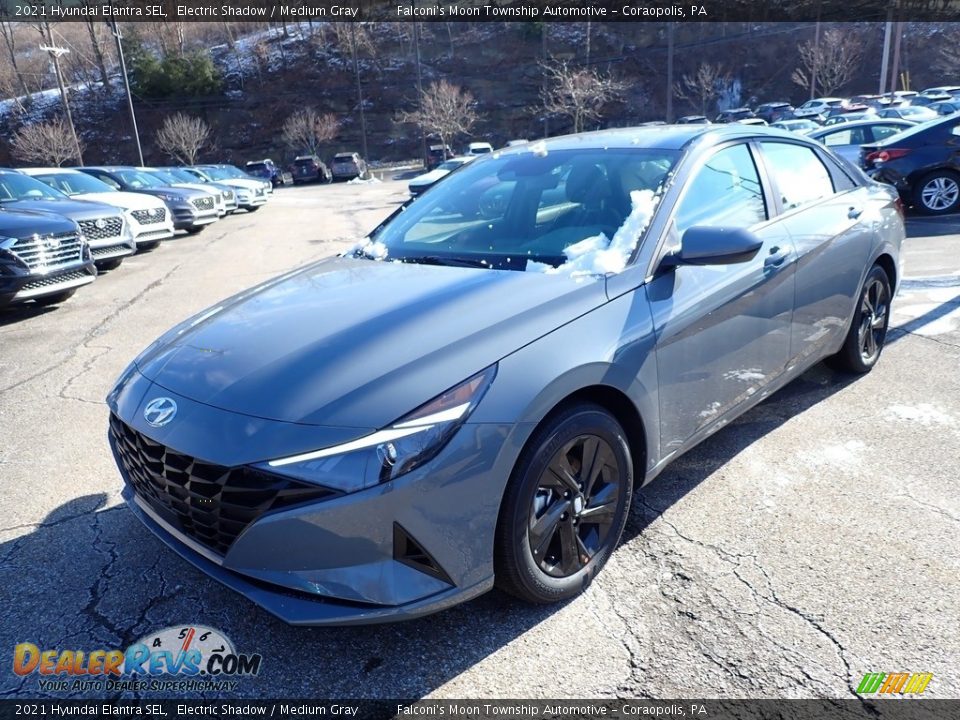 2021 Hyundai Elantra SEL Electric Shadow / Medium Gray Photo #5