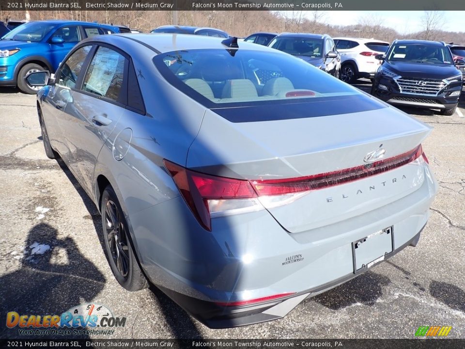 2021 Hyundai Elantra SEL Electric Shadow / Medium Gray Photo #6