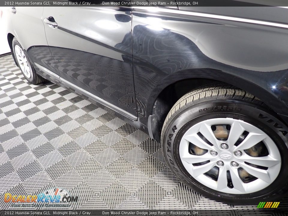 2012 Hyundai Sonata GLS Midnight Black / Gray Photo #2
