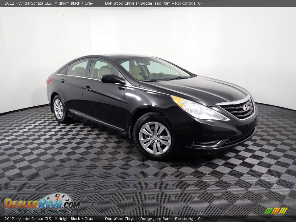 2012 Hyundai Sonata GLS Midnight Black / Gray Photo #3