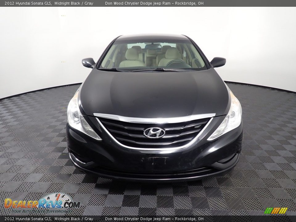 2012 Hyundai Sonata GLS Midnight Black / Gray Photo #4