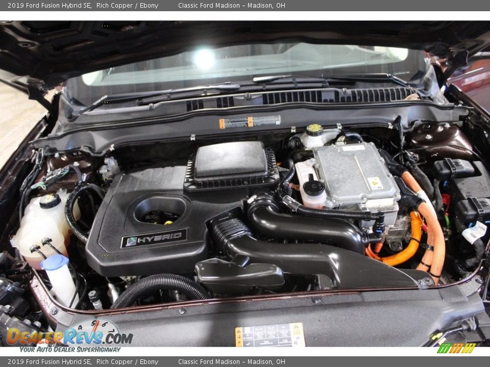 2019 Ford Fusion Hybrid SE 2.0 Liter Atkinson-Cycle DOHC 16-Valve i-VCT 4 Cylinder Gasoline/Electric Hybrid Engine Photo #16