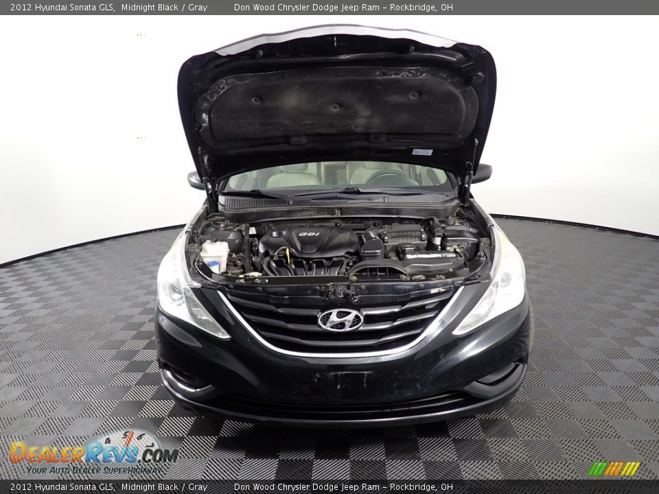 2012 Hyundai Sonata GLS Midnight Black / Gray Photo #5