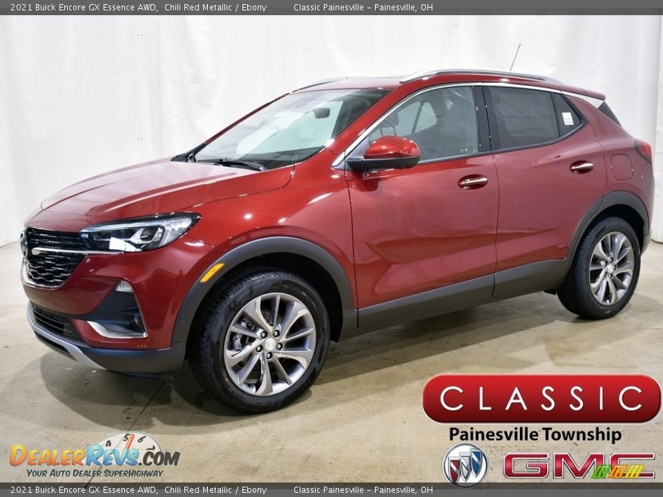 2021 Buick Encore GX Essence AWD Chili Red Metallic / Ebony Photo #1