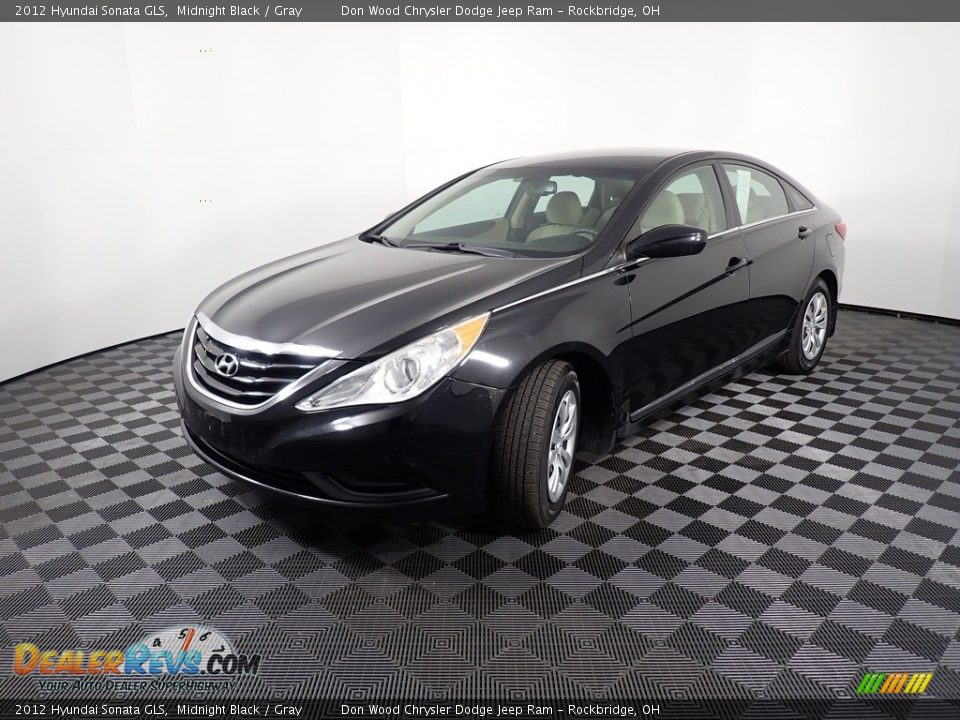 2012 Hyundai Sonata GLS Midnight Black / Gray Photo #7