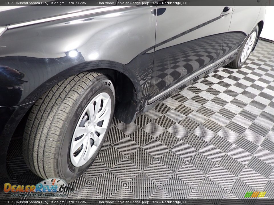 2012 Hyundai Sonata GLS Midnight Black / Gray Photo #8