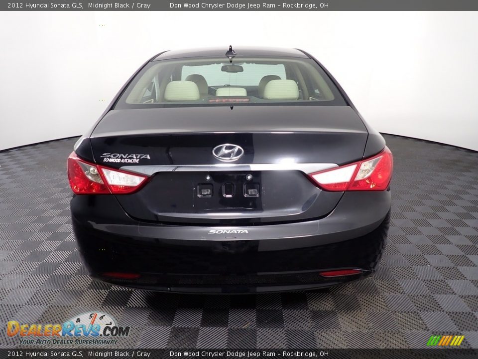 2012 Hyundai Sonata GLS Midnight Black / Gray Photo #11