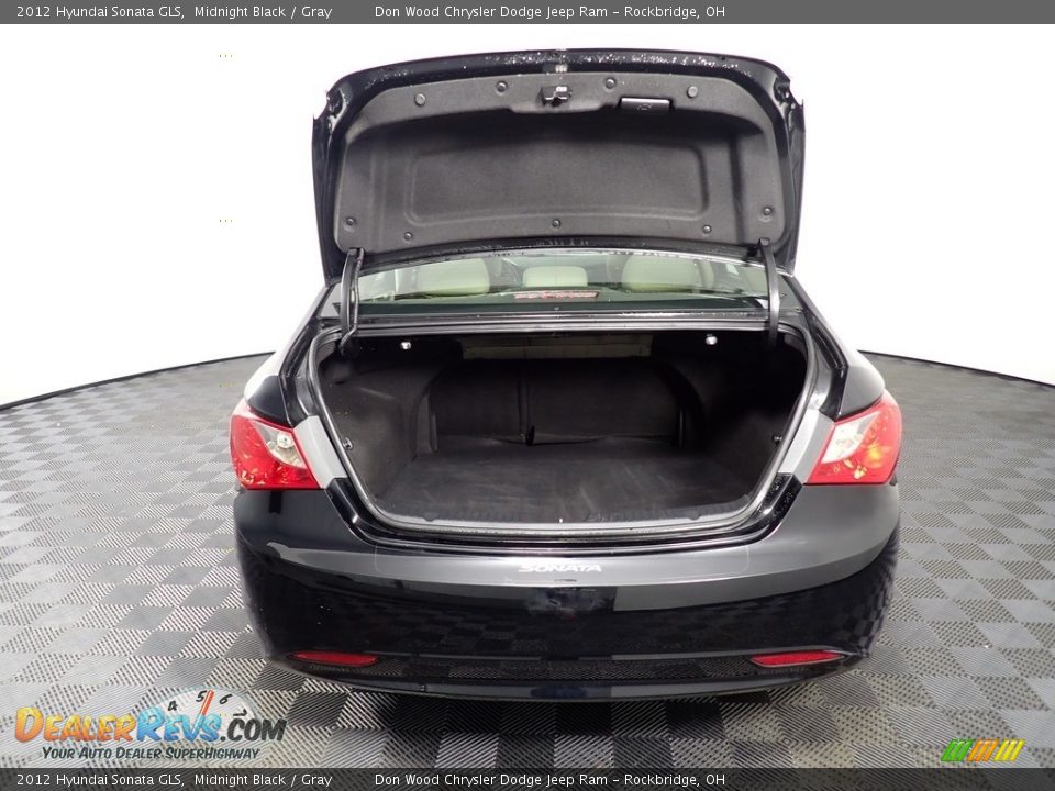 2012 Hyundai Sonata GLS Midnight Black / Gray Photo #12