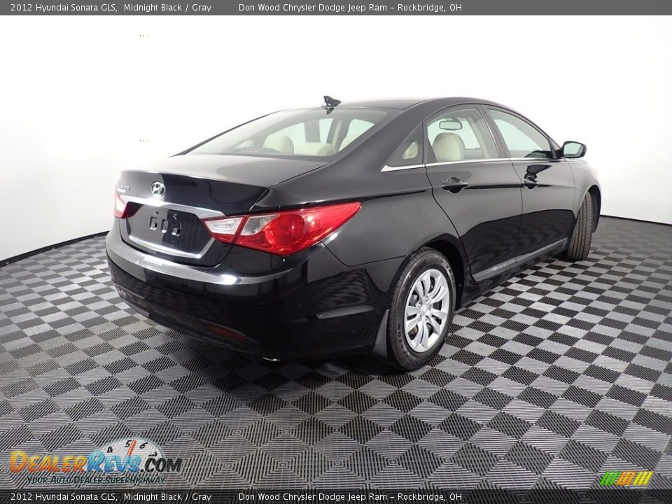 2012 Hyundai Sonata GLS Midnight Black / Gray Photo #14