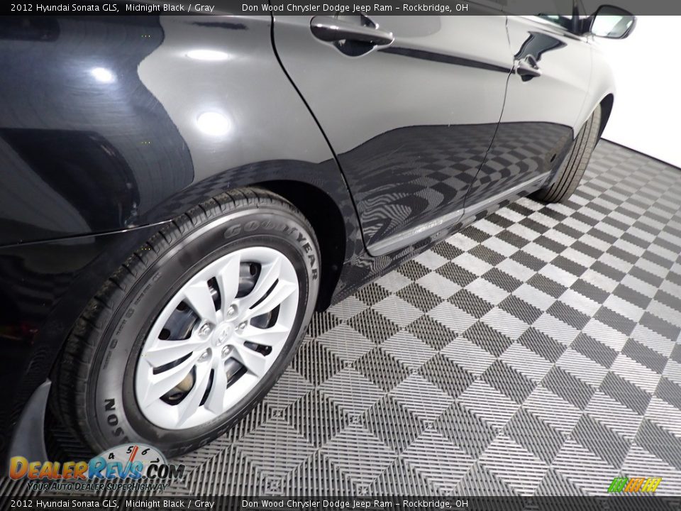 2012 Hyundai Sonata GLS Midnight Black / Gray Photo #15