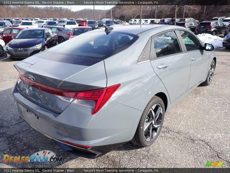 2021 Hyundai Elantra SEL Electric Shadow / Black Photo #2