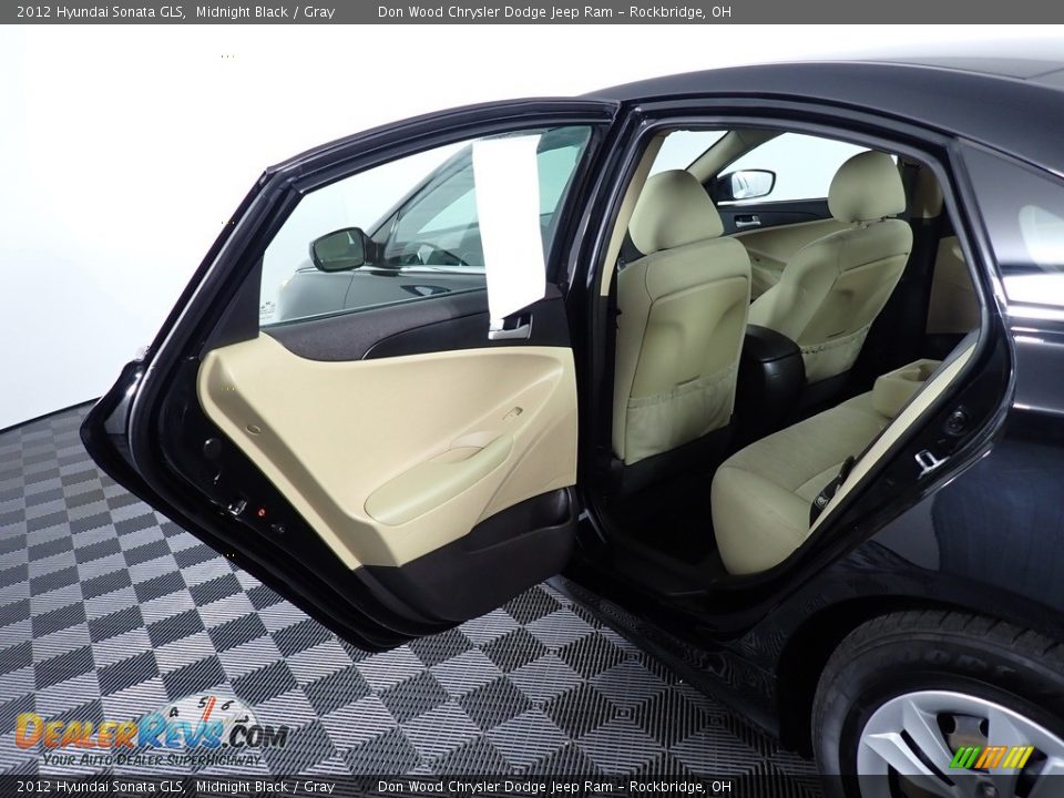 2012 Hyundai Sonata GLS Midnight Black / Gray Photo #23