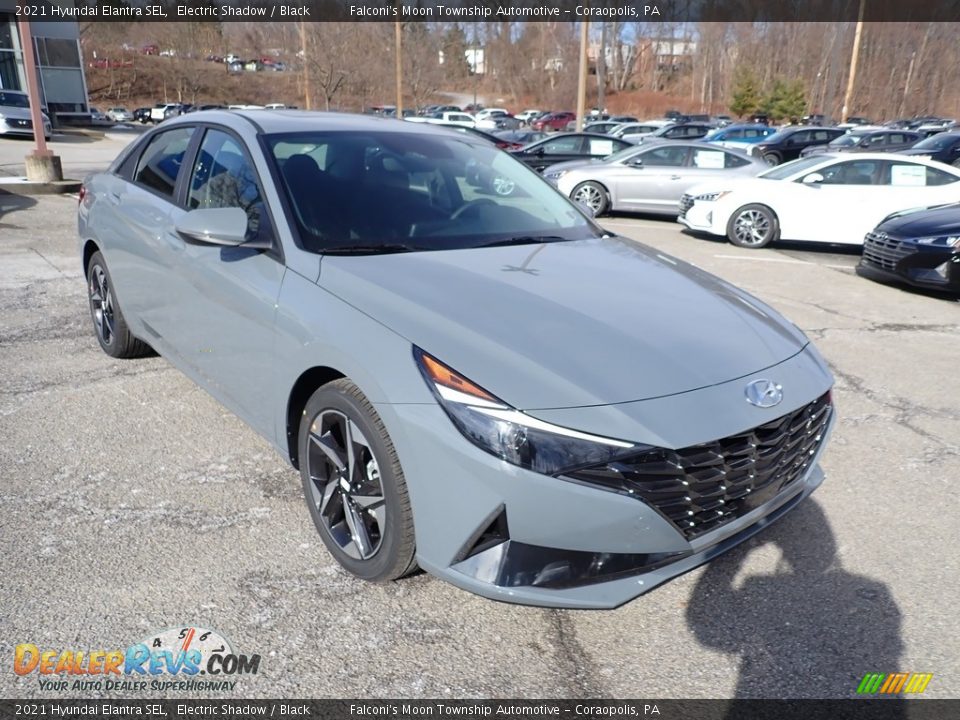 2021 Hyundai Elantra SEL Electric Shadow / Black Photo #3
