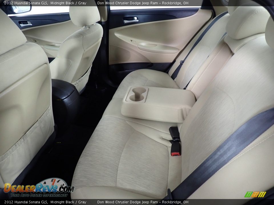 2012 Hyundai Sonata GLS Midnight Black / Gray Photo #24