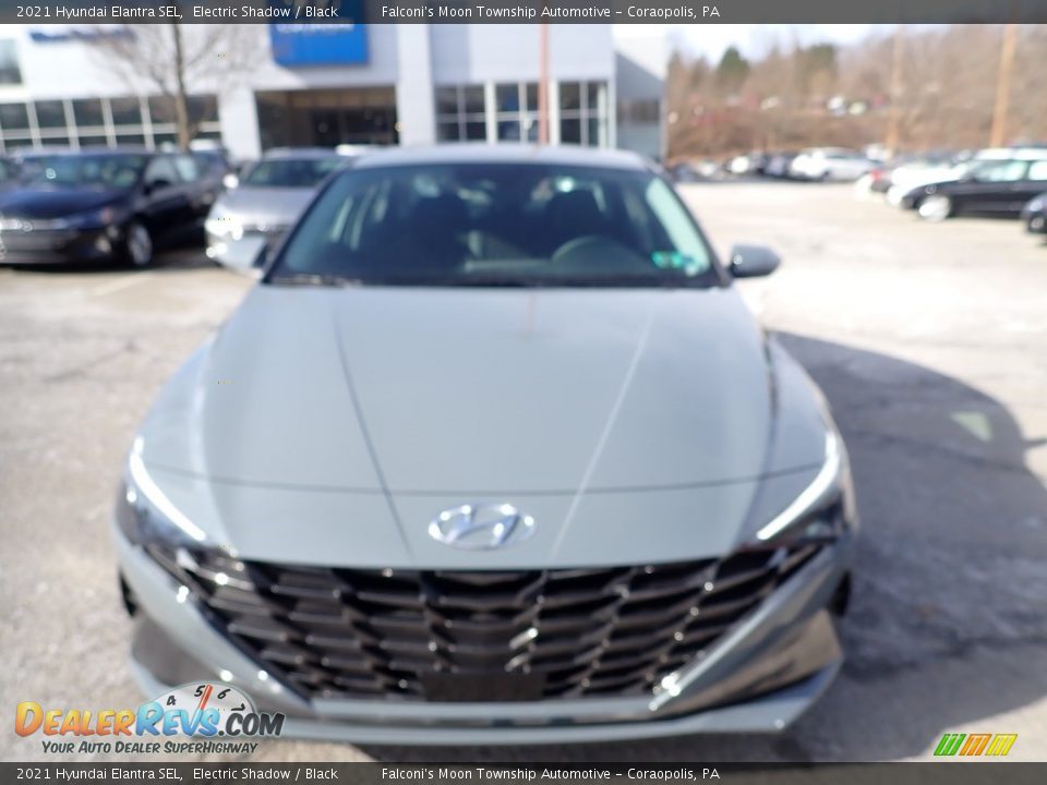 2021 Hyundai Elantra SEL Electric Shadow / Black Photo #4