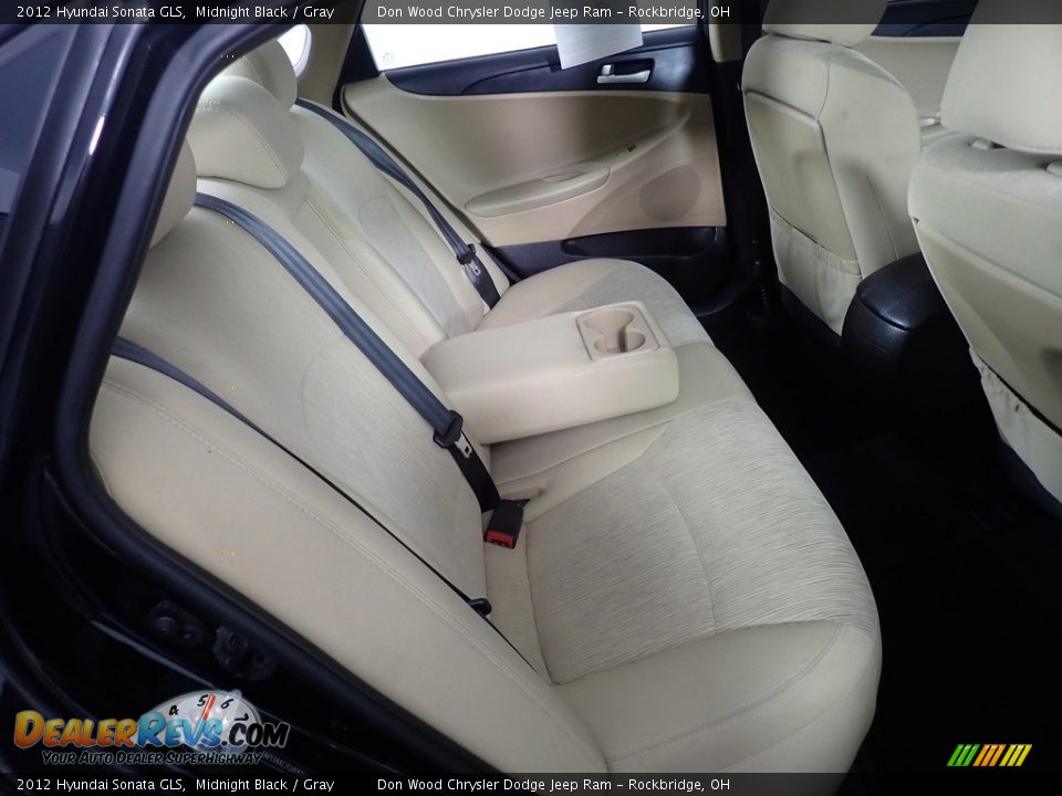 2012 Hyundai Sonata GLS Midnight Black / Gray Photo #27
