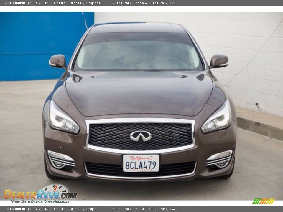 2018 Infiniti Q70 3.7 LUXE Chestnut Bronze / Graphite Photo #7