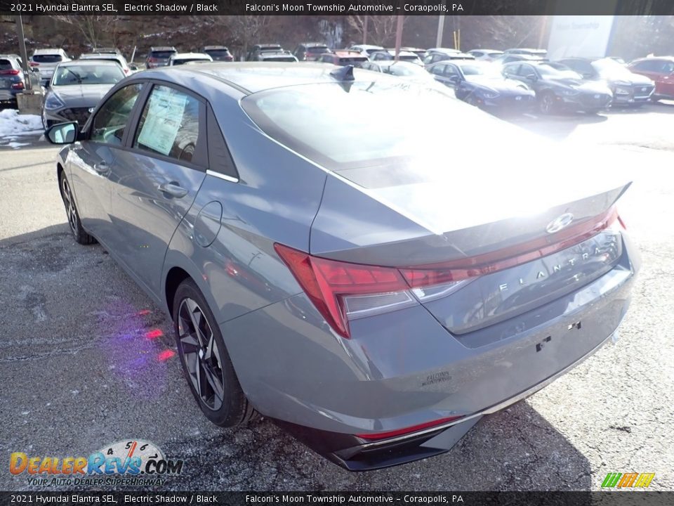 2021 Hyundai Elantra SEL Electric Shadow / Black Photo #6