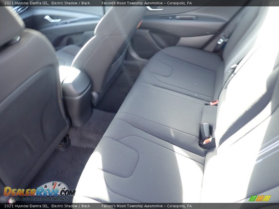 2021 Hyundai Elantra SEL Electric Shadow / Black Photo #7