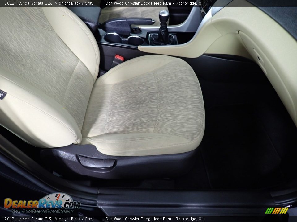 2012 Hyundai Sonata GLS Midnight Black / Gray Photo #29