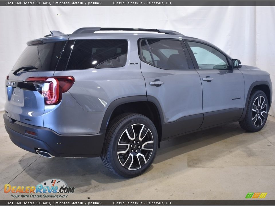 2021 GMC Acadia SLE AWD Satin Steel Metallic / Jet Black Photo #2