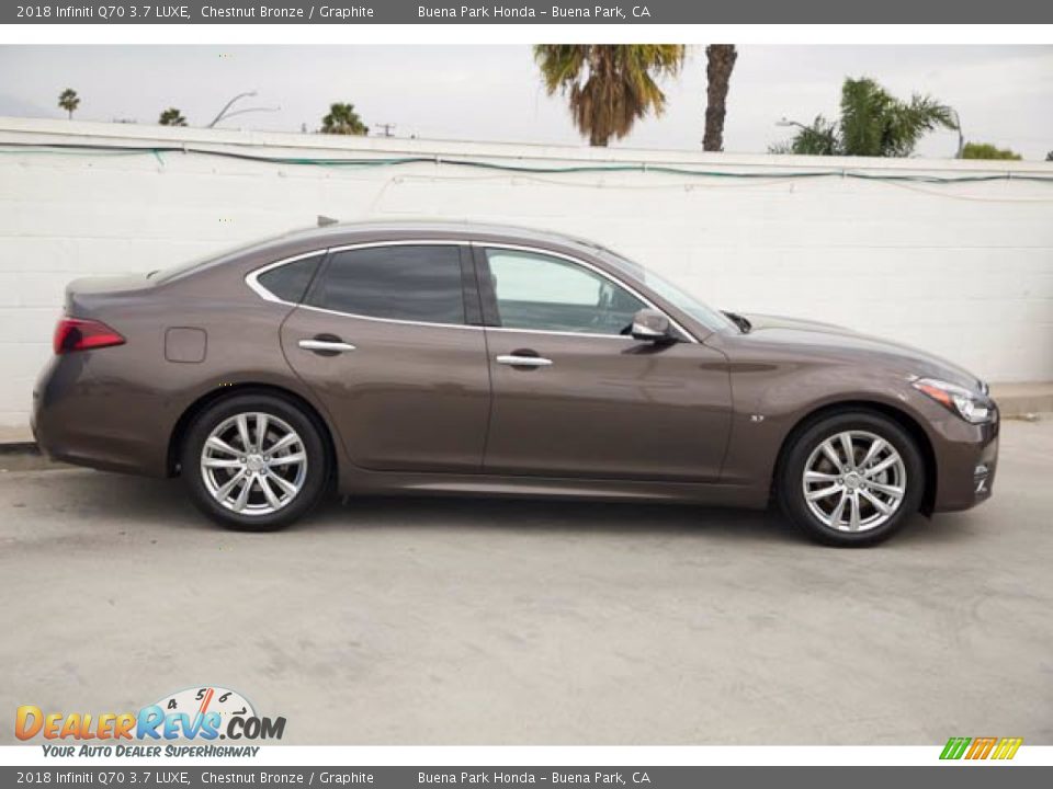 Chestnut Bronze 2018 Infiniti Q70 3.7 LUXE Photo #12