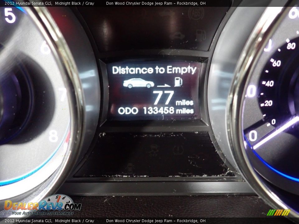 2012 Hyundai Sonata GLS Midnight Black / Gray Photo #32