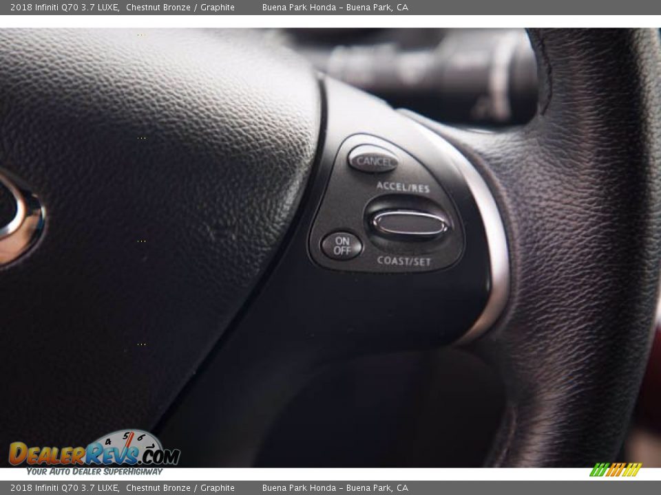 2018 Infiniti Q70 3.7 LUXE Steering Wheel Photo #15