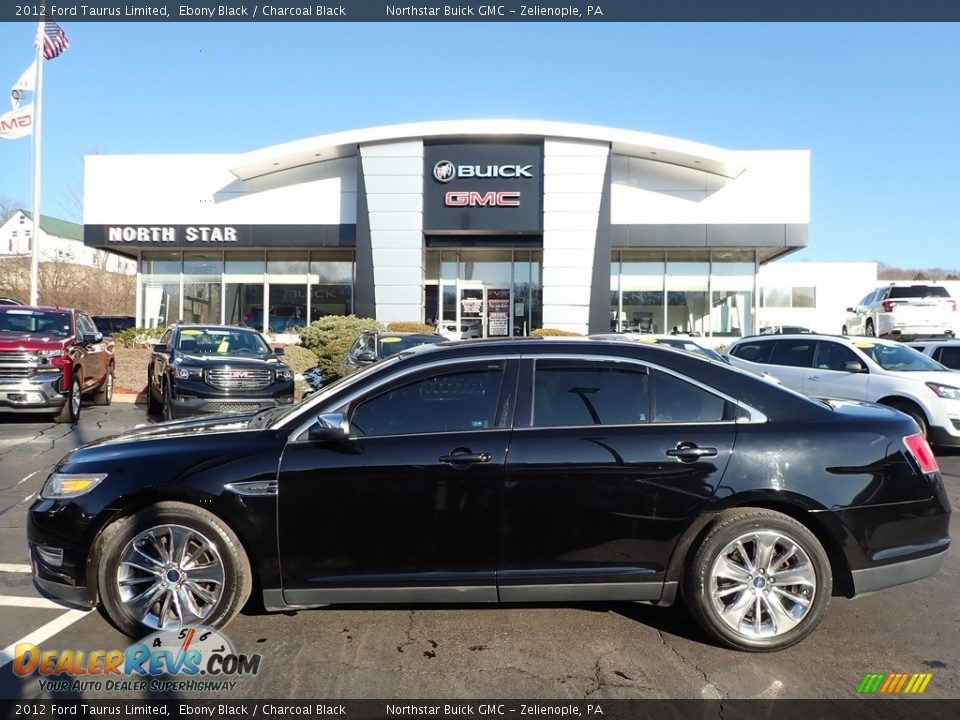 2012 Ford Taurus Limited Ebony Black / Charcoal Black Photo #1